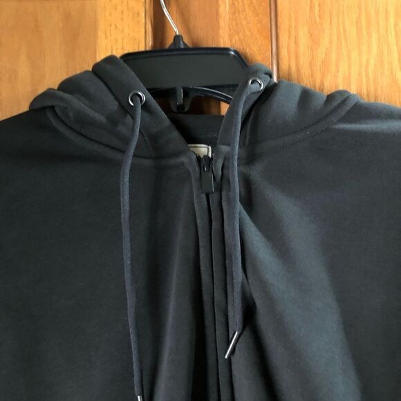 NWT Swet Tailor Stretch Fleece Zip Hooded Jacket Black - L - Picture 4 of 9